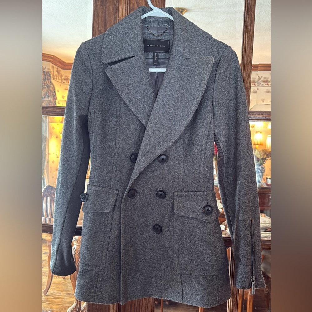 BCBG wool peacoat